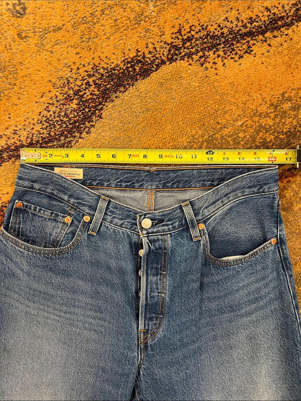 Levi’s 501 90’s lightweight midrise jeans Sz 30x29 - Picture 13 of 16